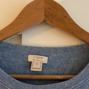 100% Cashmere Sweater J.Crew Light Blue